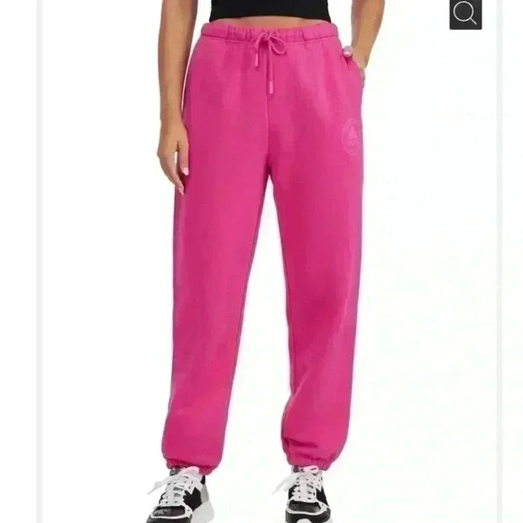 NWT PAJAR NASH WOMEN'S SWEATPANTS Sz M in Barbie pink msrp$88 sold out online - Picture 1 of 5